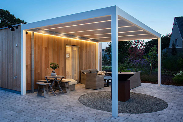 Aluminum Bioclimate Pergola Case
