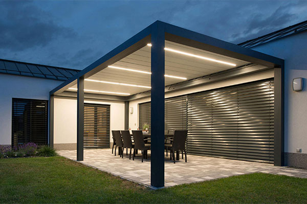 Aluminum Bioclimate Pergola Case