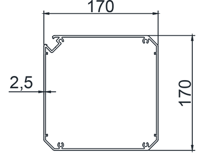 F210 Heavy-type Louvered Pergola Post