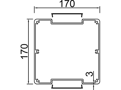 F210 Pro Heavy-type Louvered Pergola Posts