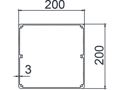 HF228 Retractable Louvered Pergola Gutter
